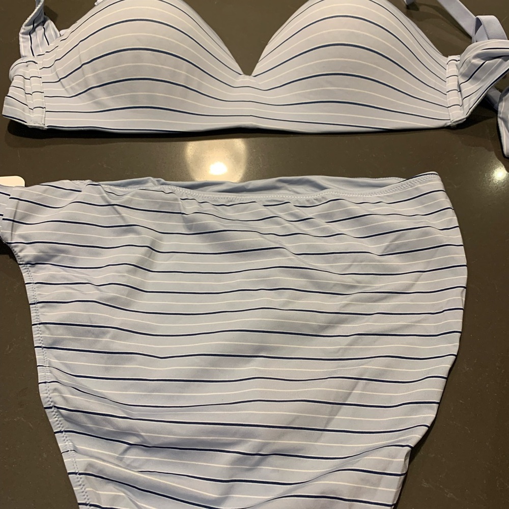 Striped Bikini Set
